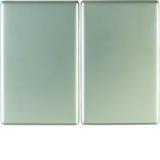 BERKER K.5 Klawisze do łącznika 2-klawiszowego stal szlachetna nierdzewna 14357004 HAGER