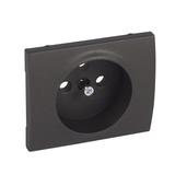 SISTENA LIFE PLAKIETKA CHOCO GNIAZDA POJEDYNCZEGO - 2P+Z, Legrand