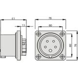 WTP 16/4 Wtyczka 16A/400V 3P+Z