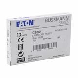 CYLINDRICAL FUSE 10 x 38 1A GG 500V AC Wkładka cylindryczna 10 x 38mm 1A GG 500V AC C10G1 EATON
