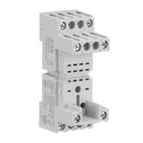 Podstawka CR-M2SS, do przekaźników 2 stykowych CR-M 1SVR405651R1000 ABB