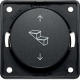 Integro Łącznik przyciskowy odwracający polaryzację z nadrukiem stopni i strzałek, antracyt, mat