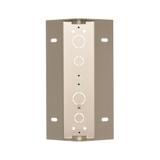 Simon 54 Premium Puszka natynkowa narożna 2-krotna do ramek PREMIUM złoty mat