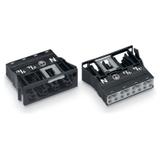 WINSTA gniazdo 4-torowe SnapIn czarne