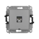 ICON Mechanizm gniazda komputerowego pojedynczego 1xRJ45, kat. 5e, ekranowany, 8-stykowy, bez pola o