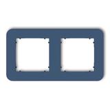 MINI Ramka uniwersalna podwójna zaokrąglona z tworzywa navy blue