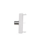 Simon Connect Płytka K45/2 gn. SAT (F) żeńskie 225x45mm + wkład czysta biel K102C/9 KONTAKT