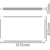 Ramka do montażu powierzchniowego PANEL 1200X600 SURFACE MOUNT KIT VALUE