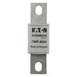 800AMP 700V AC SEMI-COND FUSE Wkładka szybka 800A AC 700V DC 700V 51x169 mm aR UL FWP-800A EATON