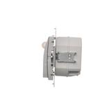 Simon 54 Oprawa oświetleniowa LED z czujnikiem ruchu 230V AC 1.4 W białe zimne 5900 K srebrny mat