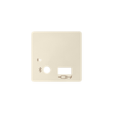 Simon 82 Pokrywa odbiornika Bluetooth z ładowarką kremowy