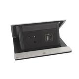 INCARA: POP UP - 2P+Z / USB A+C - 2,0 M-STAL, Legrand