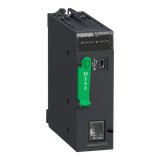 Modicon M340, moduł procesora, 512 wejść/wyjść cyfrowych, 128 wejść/wyjść analogowych, Modbus BMXP34