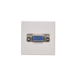 Simon Connect Płytka K45 złącza VGA (D-Sub 15) 45x45mm + wkład zaciski śrubowe czysta biel K100B/9 KONTAKT