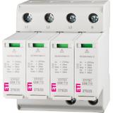 Ogranicznik przepięć T1+T2 (B+C) - iskiernik TEC GSM T12 275/25 4+0 002440608 ETI