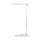 ISIYO LED 7W Lampka biurkowa z ładowarką indukcyjną i usb. 390lm 3000-4000-6000K zmiana barwy temp D