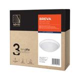 BREVA, plafon oświetleniowy z mikrofalowym czujnikiem ruchu, 60W, E27, IP44, poliwęglan mleczny AD-PL-316WE27PMM ORNO