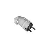 Wtyczka WT16A (250V) uni-schuko, biała D.3101N PAWBOL
