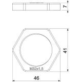 PRZECIWNAKRĘTKI M32X1,5 J.SZ.