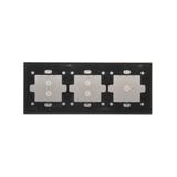 Simon 54 Touch Panel dotykowy S54 Touch 3 moduły 1 pole dotykowe + 2 pole dotykowe pionowe + 2 pola dotykowe pionowe srebrna mgła DSTR3133/71 KONTAKT