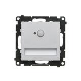 Simon 55 Oprawa oświetleniowa LED 230V z czujnikiem ruchu (1,23 W) Barwa ciepła biała 3100K Aluminiu