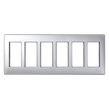 Simon Connect Ramka obudowy S500 6-modułowa 12x K45 aluminium