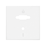 Simon 100 Pokrywa do gniazda VGA+mini-jack biały mat