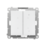Simon 55 DIMMER – Ściemniacz do LED ściemnialnych klawiszowy Biały mat