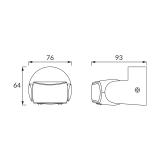 Czujnik ruchu PATROL PIR 180 WHITE