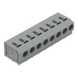 Listwa zaciskowa do płytek drukowanych 8-biegunowa szara raster 5/5,08mm /25szt./ 235-408/333-000 WAGO