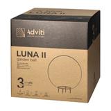 LUNA II oprawa ogrodowa kula, E27, max. 18W, IP65, biała, ?280