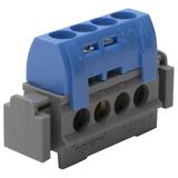 Listwa Przyłączowa 4-Otwory Niebieska IP2X N4 1,5-16 Mm2 004840 LEGRAND