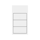Simon 100 Panel 2-krotny pion: 3 klawisze biały mat 10020215-230 KONTAKT