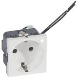 Mosaic - Gniazdo 2P+Z Schuko 16A - 250 V Ze Wskaźnikiem Napięcia Antybakteryjne - Zaciski Automat 077212 LEGRAND