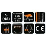 Spodnie robocze, rozmiar S/48, odpinane kieszenie i nogawki