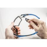 LOTZEN okulary ochronne bezbarwne/niebieskie uni