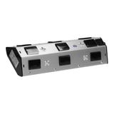 Gniazda meblowe, kuchenne montowane na rzepy 4x2P+Z INOX, FS-1 ORNO