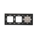 Simon 54 Touch Panel dotykowy S54 Touch 3 moduły 1 pole dotykowe+2 otwory na osprzęty S54 srebrna mg