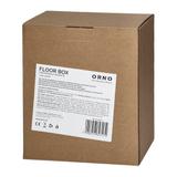 Puszka podłogowa na gniazda modułowe 6 x 45x45mm lub 12 x 22,5x45mm, pokrywa: stal nierdzewna, czarn