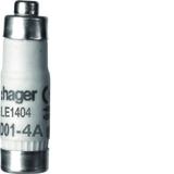 Wkładka bezpiecznikowa D01 gG 4A 400VAC LE1404 HAGER