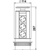 DBV-A3A D3S, Moduł Deskbox, wysuwany