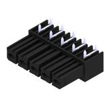 BVL 7.62HP/05/270 3.5SN BK BX Wtyki PCB (złącza płyty), 7.62 mm, Liczba biegunów: 5, kąt odejścia: 270° /50szt./ 1929330000 WEIDMÜLLER