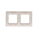 Simon 54 Premium Ramka 2-krotna PREMIUM IP20 / IP44 złoty mat DR2/44 KONTAKT
