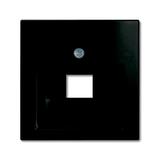 BASIC55 Pokrywa do gniazd UAE czarny-chateau