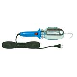 Lampa PL - 3, kabel 10m gumowy,(niebieska) oprawka E27 ceramiczna