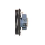 Simon 54 Gniazdo z/u podwójne z funkcją niezm. faz16A z. śrub. monoblok brąz mat