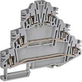 ESP3-HLD.2 Złączka gwintowa 3-poziomowa 2,5 mm2 (szara)