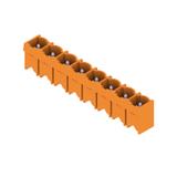 SL 7.62HP/08/180G 3.2SN OR BX Wtyki PCB (złącza płyty), 7.62 mm, Liczba biegunów: 8, kąt odejścia: 180° /50szt./ 1048930000 WEIDMÜLLER
