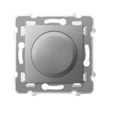 SZAFIR Ściemniacz uniwersalny do obciążenia żarowego, halogenowego oraz LED - kolor srebro