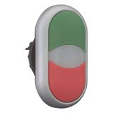 M22-DDL-GR Przycisk podwójny zielony/czerwony z samopowrotem i z możliwością podświetlenia 216698 EA